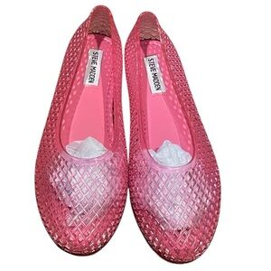 Steve Madden Gyzmo Punk Jelly Flats,‎ Size 8, Brand New